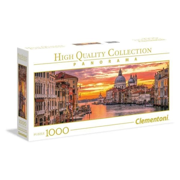 1000 bitars panoramapussel - Clementoni - Canal Grande - Venedig - Resor och kartor