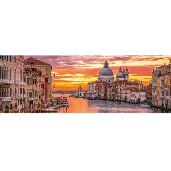 1000 bitars panoramapussel - Clementoni - Canal Grande - Venedig - Resor och kartor