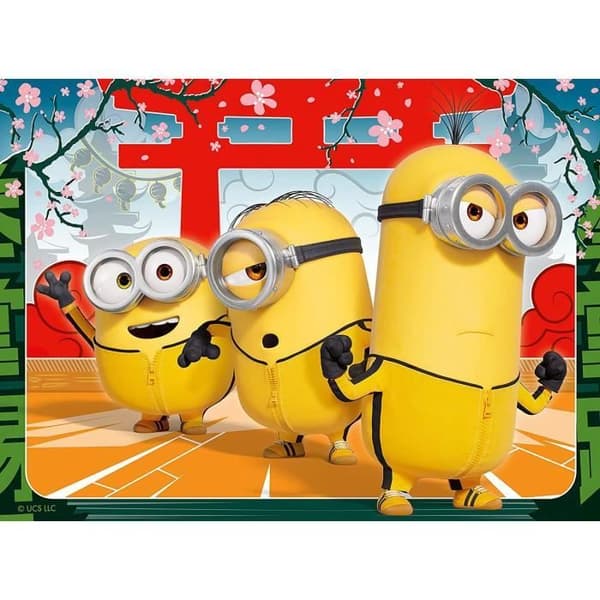 Ravensburger Minions Pussel 2, 4 i en låda - Tecknad film och serier - Gul - Från 3 år