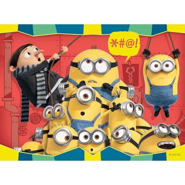 Ravensburger Minions Pussel 2, 4 i en låda - Tecknad film och serier - Gul - Från 3 år
