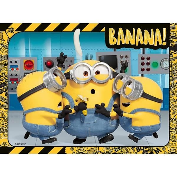 Ravensburger Minions Pussel 2, 4 i en låda - Tecknad film och serier - Gul - Från 3 år