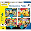 Miniatyrbild 1 av 4: Ravensburger Minions Pussel 2, 4 i en låda - Tecknad film och serier - Gul - Från 3 år