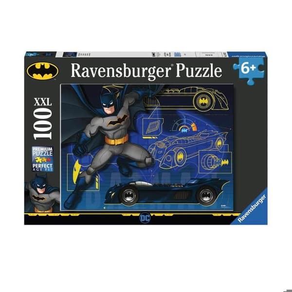 Batman Puzzle Batmobile - Ravensburger - 100 XXL-bitar - Tecknade serier och serier - Barn - Blandat