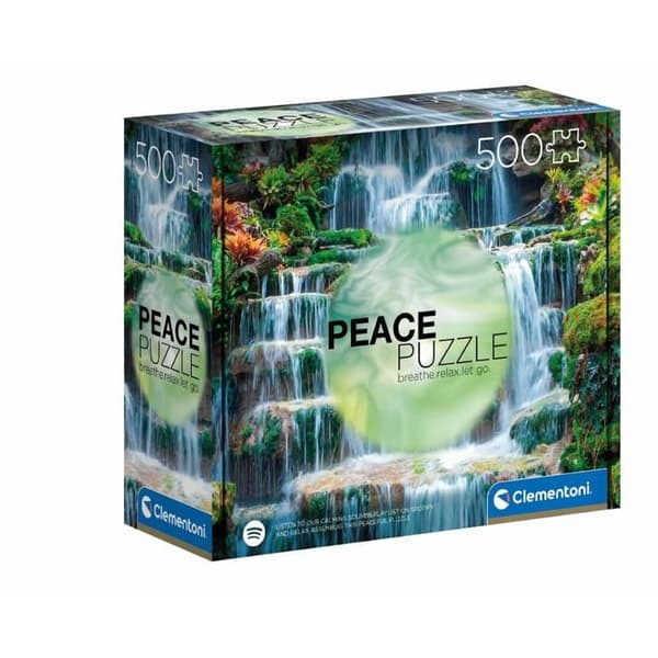 Clementoni Peace The Flow 500 bitar landskapspussel för vuxna - tillverkat i Italien