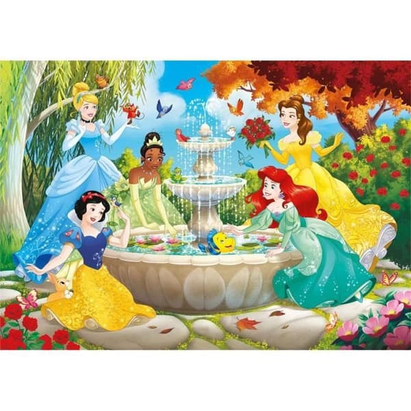 Princesses Puzzle - Clementoni - 60 bitar - För barn från 5 år och uppåt