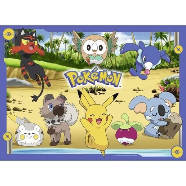 Pokémon-pussel 4x100 bitar - Ravensburger