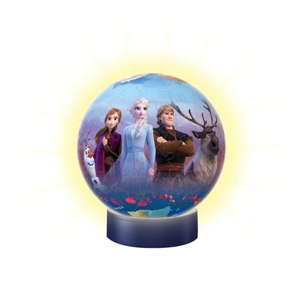 3D Ball Puzzle Frozen 2 upplyst - Ravensburger - Barn 6 år och uppåt