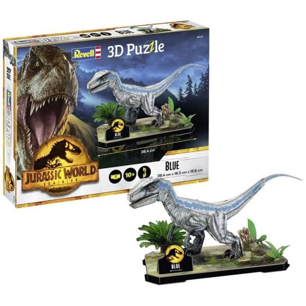 3D-pussel - REVELL - Jurassic World Dominion - Mindre än 100 bitar - Bio och reklam - Blå