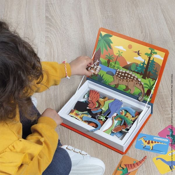 Magneti Bok tema Dinosarier