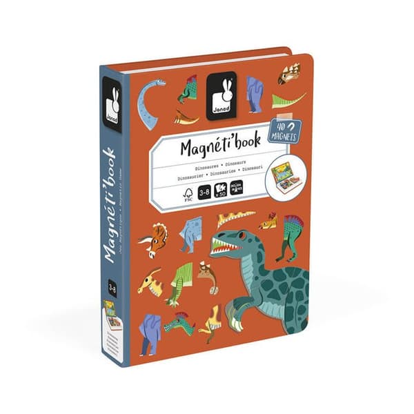 Magneti Bok tema Dinosarier