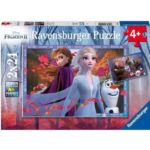 Frozen 2 Puzzle - Ravensburger - 2x24 bitar - För barn från 4 år och uppåt