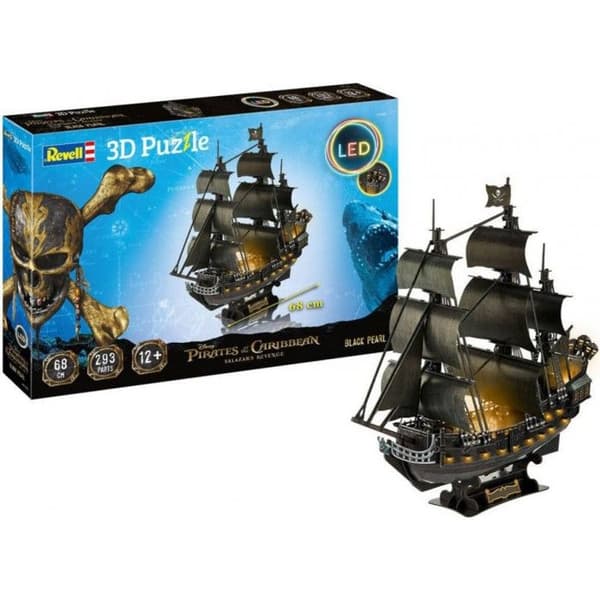 3D-pussel - REVELL - Black Pearl LED Edition - Bio och reklam - Vuxen - 14 år gammal