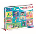 Miniatyrbild 1 av 3: CLEMENTONI - 10 i 1 Peppa Pig Pussel - Mindre än 100 bitar - För barn