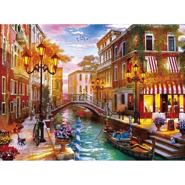 Venedig naturlandskapspussel - Clementoni - 500 bitar - Återvunnet material - Från 10 år