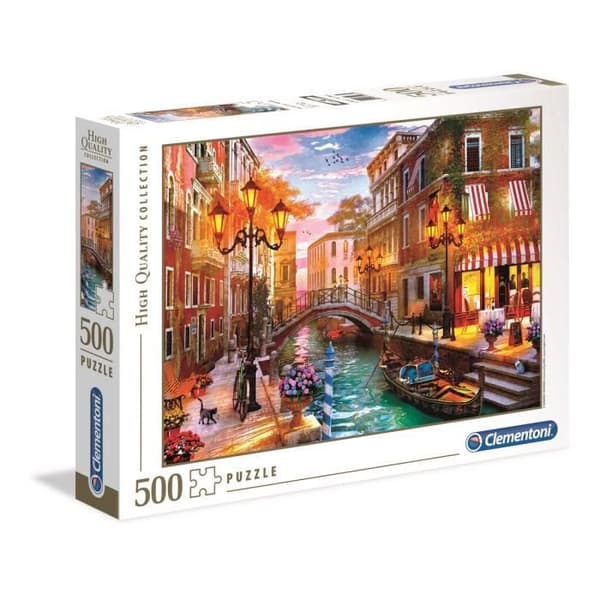 Venedig naturlandskapspussel - Clementoni - 500 bitar - Återvunnet material - Från 10 år