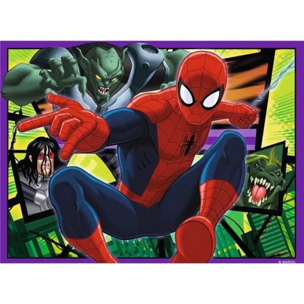 Pussel - RAVENSBURGER - Ultimate Progressive Spiderman - Tecknade serier och serier - Vuxen - Blandat