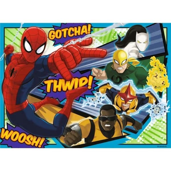 Pussel - RAVENSBURGER - Ultimate Progressive Spiderman - Tecknade serier och serier - Vuxen - Blandat