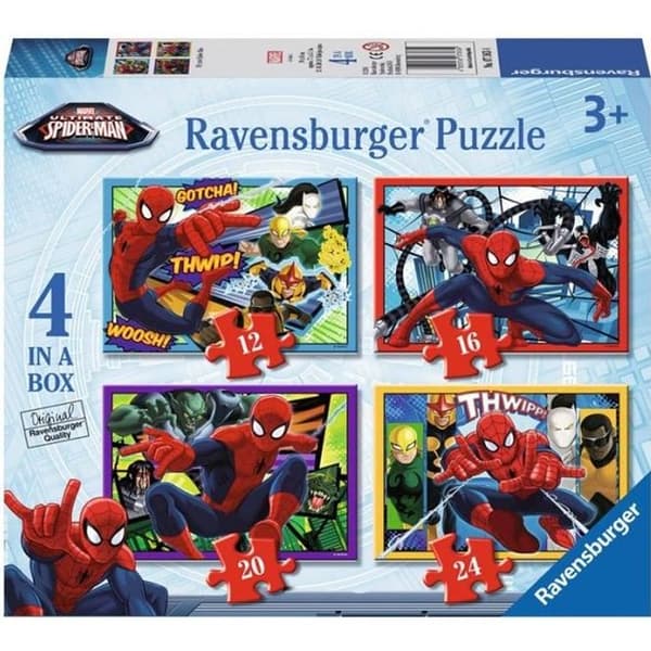 Pussel - RAVENSBURGER - Ultimate Progressive Spiderman - Tecknade serier och serier - Vuxen - Blandat