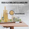 Miniatyrbild 4 av 4: Barcelona 3D-pussel - XTREM RAIDERS - Arkitektur och monument - Barn - 170 min montering
