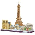 Miniatyrbild 3 av 4: 3D-pussel Eiffeltornet Paris - XTREM RAIDERS - Barn 8 år och uppåt - Resor och kartor - Färdigskuren fjäderbräda