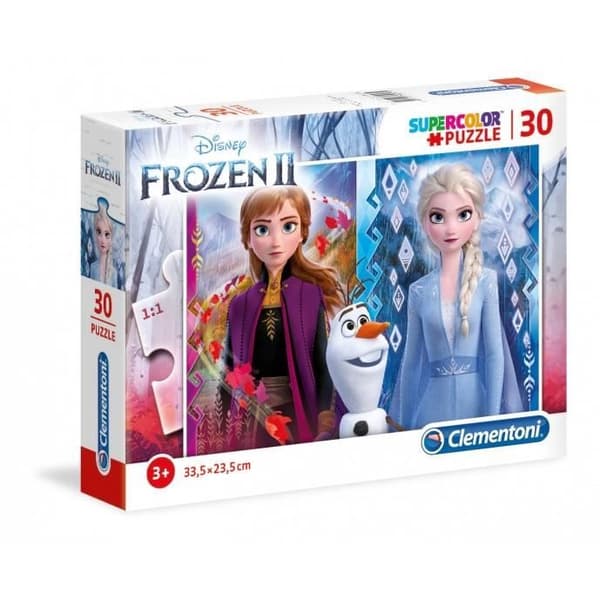 Disney Frozen 2 Pussel - CLEMENTONI - 30 bitar - För barn från 4 år