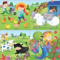 Miniatyrbild 2 av 2: Farm Animals Progressive Puzzle - EDUCA - 4 pussel med 6 till 16 bitar - För barn från 0 månader och uppåt