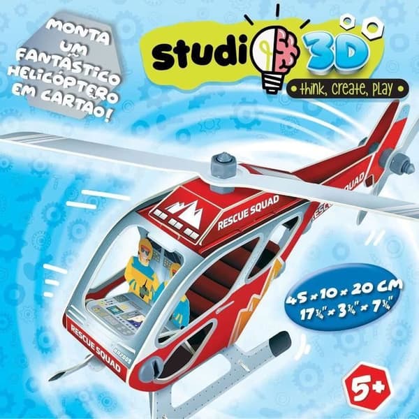 EDUCA - Pussel - Helikopter 3D Studio