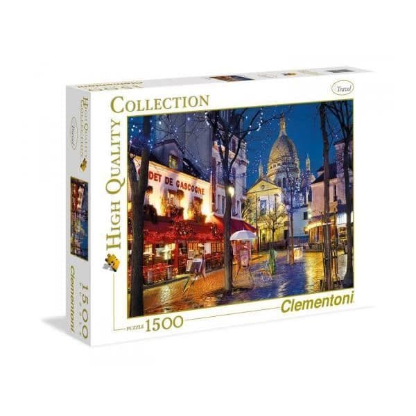 Pussel - Clementoni - Paris, Montmartre - 1500 bitar - Landskap och natur - Italien
