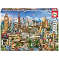 Miniatyrbild 1 av 2: European Symbols Puzzle - EDUCA - 2000 bitar - För vuxna och barn från 12 år