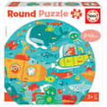 Miniatyrbild 1 av 3: Pussel Runt 28 bitar: Under Havet