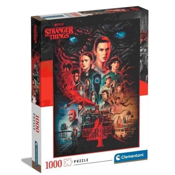 Clementoni Pussel - Stranger Things-1000 bitar för vuxna - Bio och reklam
