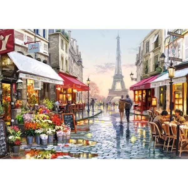 1500 bitars pussel - CASTORLAND - Florist i Paris - Arkitektur och monument - Vuxen - Blandat