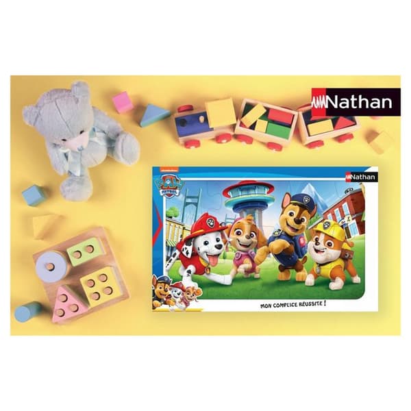 15 p rampussel - Paw Patrol Valpar - NATHAN - Tecknade serier och serier - Vit - Från 3 år