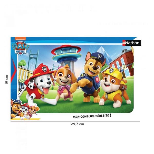15 p rampussel - Paw Patrol Valpar - NATHAN - Tecknade serier och serier - Vit - Från 3 år