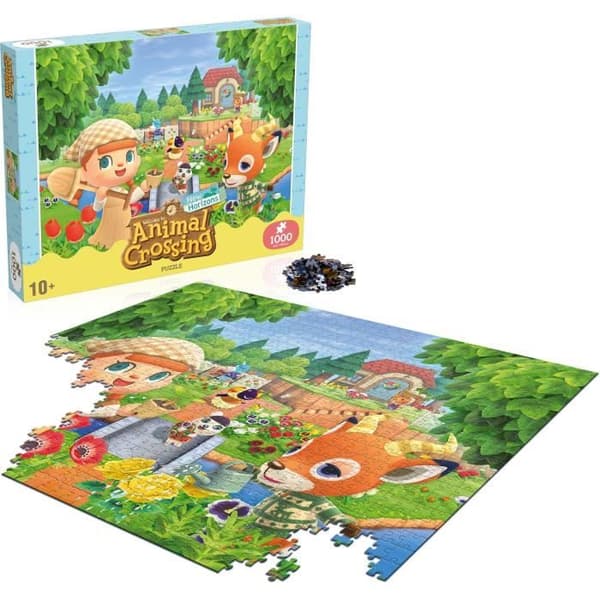 ANIMAL CROSSING 1000 bitars pussel - Vinnande drag - Tecknade serier och serier - För barn från 10 år och uppåt