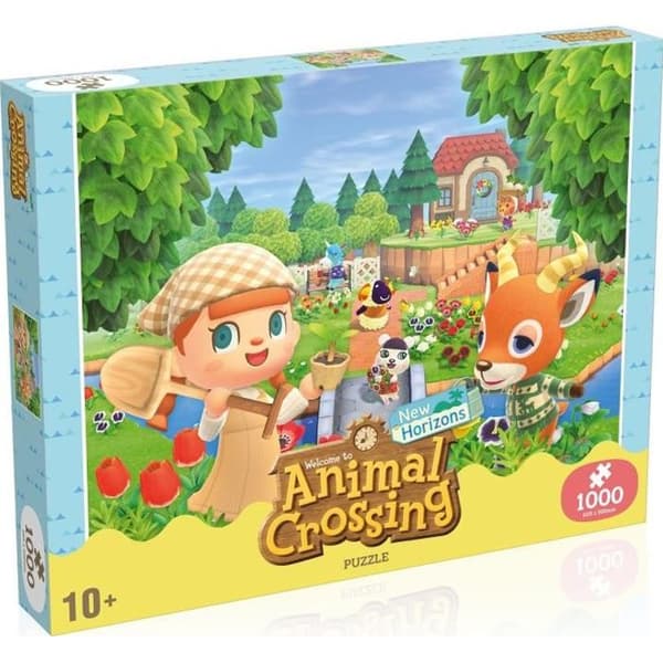 ANIMAL CROSSING 1000 bitars pussel - Vinnande drag - Tecknade serier och serier - För barn från 10 år och uppåt