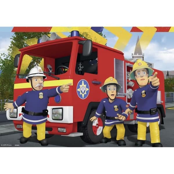 FIREMAN SAM Pussel 2x24 bitar - Sam hjälper dig i nöd - Ravensburger - Massa barnpussel - Från 4 år