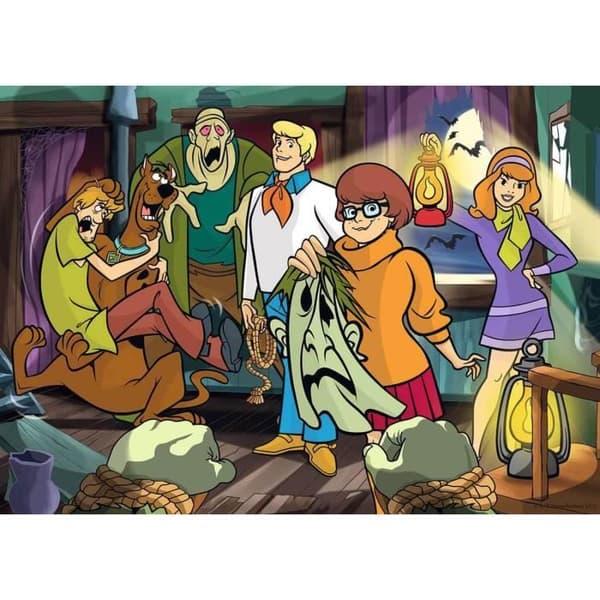 1000 bitars pussel - Ravensburger - Scooby-Doo och företag - Tecknade serier och serier - Unik färg