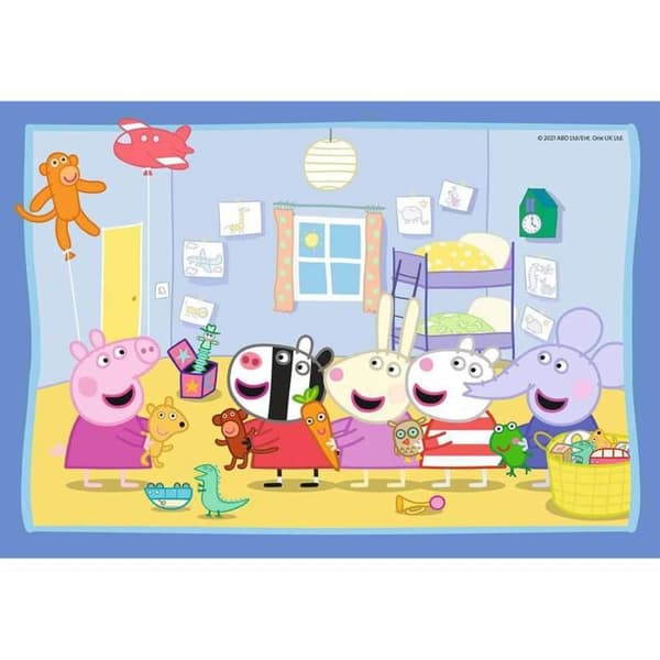 2 x 12 bitars pussel - Ravensburger - The Adventures of Peppa Pig - Flerfärgad - Barn - 3 år