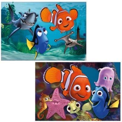 2 x 12 bitars pussel - RAVENSBURGER - Nemo the little runaway - Disney Pixar - Child - Mixed