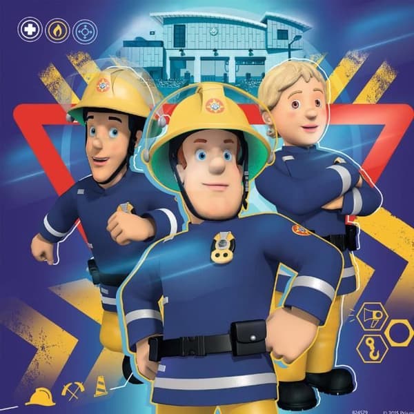 Brandman Sam Pussel - Ravensburger - 3 x 49 bitar - Flerfärgad