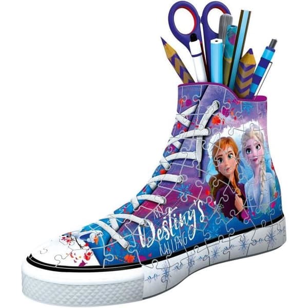 Frozen 2 Sneaker 3D-pussel - Ravensburger - 108 bitar - Inget lim - från 8 år och uppåt