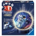Miniatyrbild 4 av 4: Upplyst 3D-bollpussel - Astronauter - Ravensburger - 72 bitar - Astrologi och esoterismtema