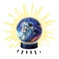 Miniatyrbild 2 av 4: Upplyst 3D-bollpussel - Astronauter - Ravensburger - 72 bitar - Astrologi och esoterismtema