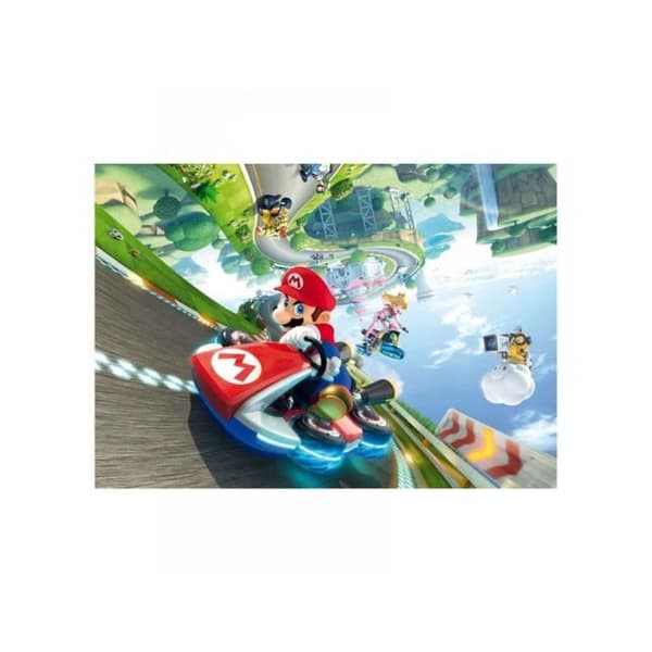 Mario Kart Funracer 1000 bitars pussel - Vinnande drag - Röd Multicolor Mixed - Interiör