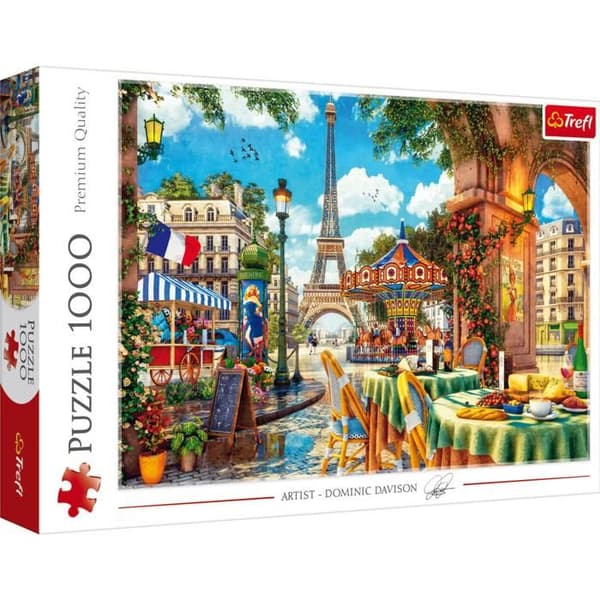 1000 bitars pussel - TREFL - Parisisk morgon - Arkitektur och monument - Brun - Blandat