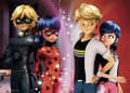 Miniatyrbild 3 av 3: 100 bitars pussel Miraculous Adrien och Marinette - Nathan - Med bitsorterare - Tecknade serier och serier
