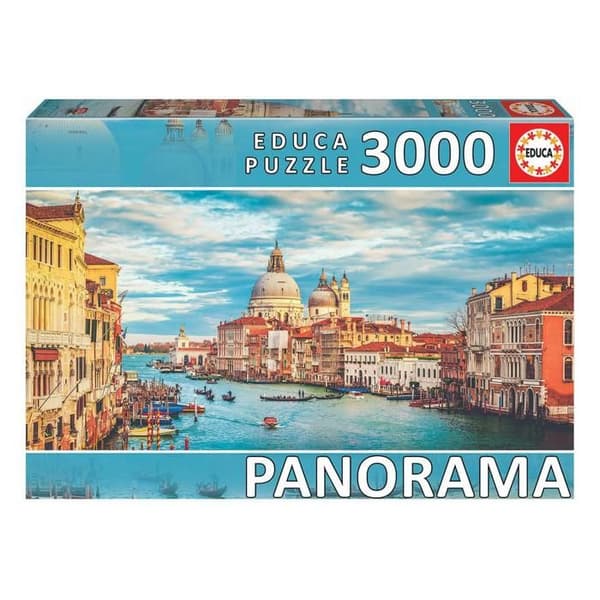 Pussel 3000 bitar: Stora kanalen i Venedig