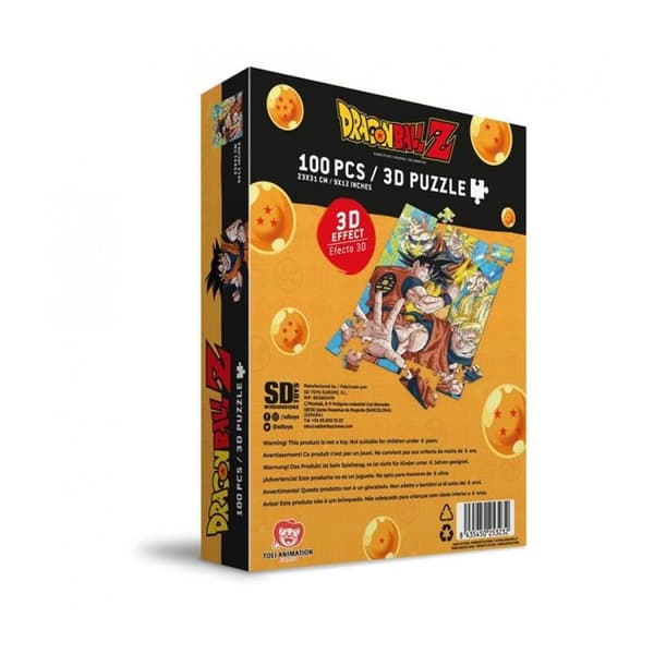 Dragon Ball Z Goku Saiyan 3D-pussel - SD-leksaker - 100 bitar