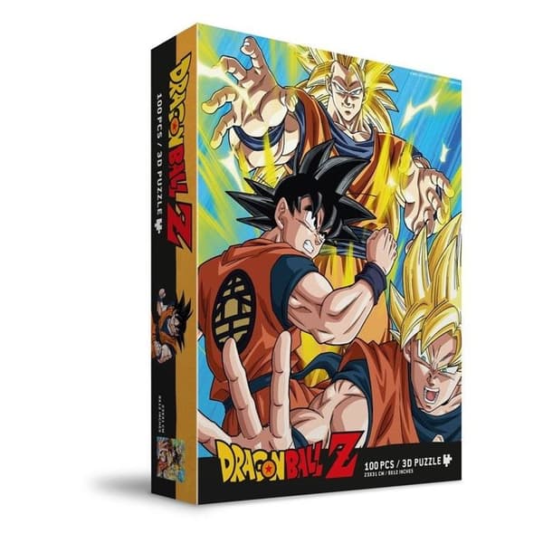 Dragon Ball Z Goku Saiyan 3D-pussel - SD-leksaker - 100 bitar